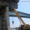 Строительство нового Ворошиловского моста через реку Дон